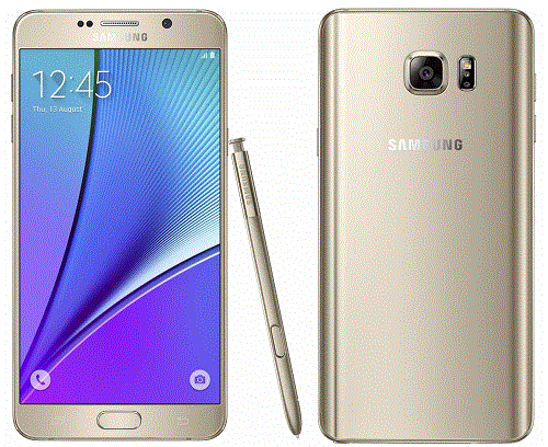 buy Cell Phone Samsung Galaxy Note 5 SM-N920A 64GB - Platinum Gold - click for details